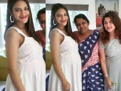 Nusrat Jahan Photos: पति से अलग होने की खबरों के बीच बेबी बंप फ्लॉन्ट करती दिखीं नुसरत जहां, तस्वीरें वायरल