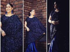 Sapna Choudhary Photos: नीली साड़ी में खूबसूरती दिखाकर हरियाणवी सिंगर ने बरपाया फैंस पर कहर, देखें तस्वीरें