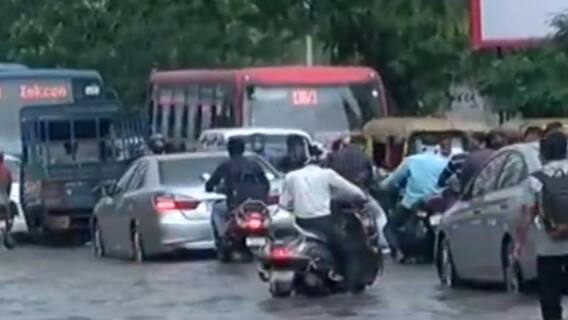 Ahmedabad: આ વિસ્તારમાં વરસાદ પાણી ભરાયા,મનપાની કામગીરી આવી સામે, કેટલી ફસાઈ બસો?