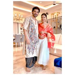 IN PICS | Gurmeet Choudhary Celebrates ‘Jamai Shoshthi’: ‘My Mother-In-Law Cooks 30-35 Bengali Dishes For Me’