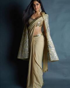 Katrina kaif से Kiara Advani तक, इन 6 एक्ट्रेस ने Golden Saree पहनकर लूटी महफिल