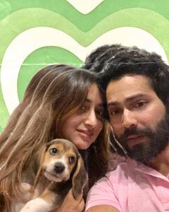 Varun Dhawan's Pet Dog's Name Has A Sweet Connection With 'FRIENDS', Actor Drops Cute Pics With Natasha Dalal