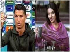 Cristiano Ronaldo के वायरल वीडियो को Amrita Rao के 'जल लीजिए' Meme ने दिया नया Twist, देखें