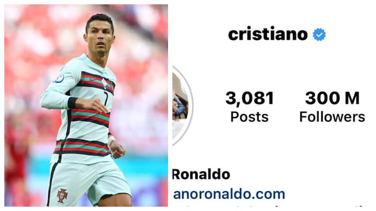 Cristiano Ronaldo crossed 300 million followers in instagram Ronaldo Crosses 300 Million Followers; First Person To Reach The Milestone