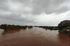 In Pics : पंचगंगा-कृष्णा नदीच्या पाणी पातळीत वाढ, कोल्हापूर-सांगली जिल्ह्यातील नदीकाठच्या गावांना सतर्कतेचा इशारा