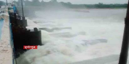 water release volume increased Durgapur Barrage, Maithan-Panchet dams DVC MP Dev speaks about flood situation at Ghatal  Dev on Ghatal Flood: দুর্গাপুর ব্যারেজ ও মাইথন-পাঞ্চেত থেকে ছাড়া হল বাড়তি জল, চিন্তার কারণ নেই, জানাল সেচ দফতর