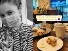 साउथम्पटन में बारिश से परेशान हुईं अनुष्का शर्मा, चाय-नाश्ता करते तस्वीर की शेयर