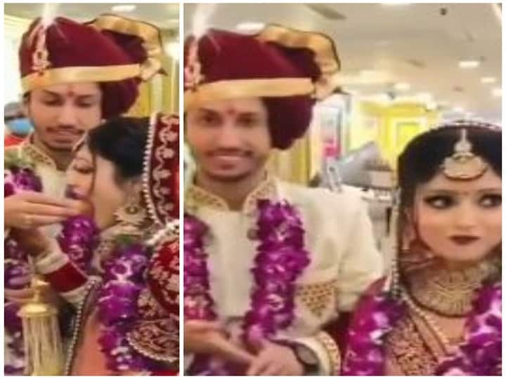 Groom Feeding Pani-Puri To Bride Gives Netizens 'Couple Goals'; Video Goes Viral WATCH | Groom Feeding Pani-Puri To Bride Gives Netizens 'Couple Goals'; Video Goes Viral