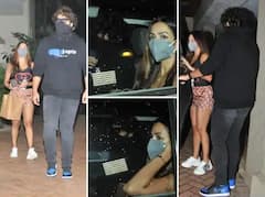 મોડી રાત્રે શોર્ટ ડ્રેસમાં મલાઈકાને લઈ પાર્ટી કરવા નિકળ્યો અર્જુન કપૂર, જુઓ તસવીરો