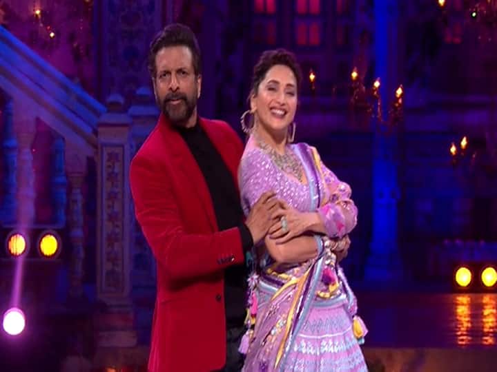Dance Deewane 3 Javed Jaffrey and Madhuri Dixit dance on the song of the film 100 Days Dance Deewane 3: शो में पहुंचे Javed Jaffrey, धक-धक गर्ल Madhuri Dixit संग 100 Days फिल्म के गाने पर किया डांस