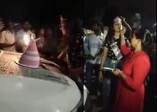 સુરતઃ બુટલેગરો બાદ હવે નેતાઓએ કોરોનાના નિયમોના ધજાગરા ઉડાડ્યા, ભાજપ નેતાએ જાહેરમાં દીકરીનો જન્મદિવસ ઉજવ્યો