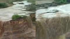 ભારે વરસાદના કારણે કચ્છના આ બે ધોધ સોળે કલાએ ખીલ્યા, જુઓ વીડિયો