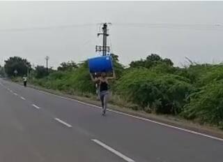 औरंगाबादमध्ये डिझेलचा टँकर पलटी, डिझेल भरण्यासाठी शेकडोंची धावपळ; 200 लिटरचा ड्रम घेऊन पठ्ठ्या टँकरकडे!