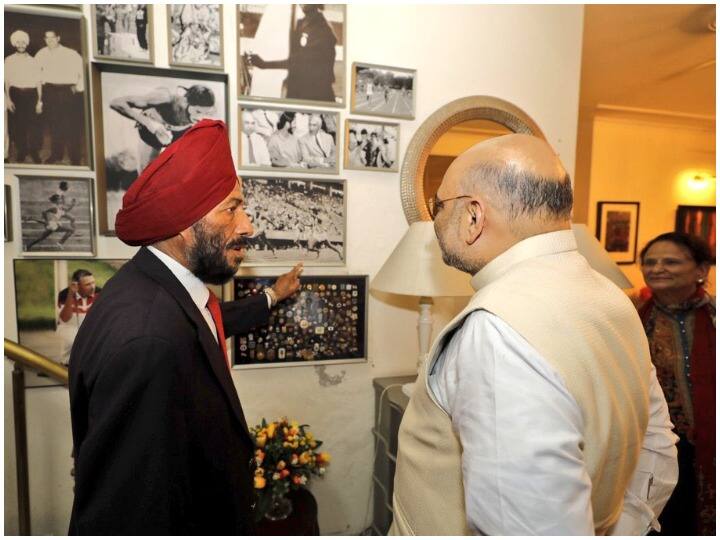 Amit Shah condoles on Milkha Singh Death Milkha Singh Death: PGI चंडीगढ़ में हुआ फ्लाइंग सिख मिल्खा सिंह का निधन, गृहमंत्री अमित शाह ने दी श्रद्धांजलि