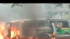 Surat: પલસાણામાં કારમાં ભીષણ આગ લાગતા બની ભડથૂ, ટળી મોટી જાનહાની, જુઓ વીડિયો