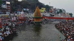 Ganga Dussehra पर Haridwar में भारी बारिश, हर की पौड़ी सील, नहीं दिखे श्रद्धालु