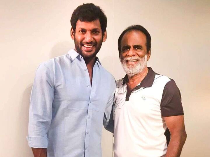 நடிகர் விஷால் மற்றும் அவரது தந்தை ஜி. கே. ரெட்டி