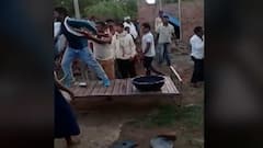 बीडमध्ये आदिवासी कुटुंबाला अमानुष मारहाण, जिल्हाधिकारी कार्यालयासमोर कुटुंबाचं आमरण उपोषण