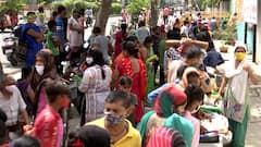 Delhi: Poor people struggle for ration card, long queues outside centers
