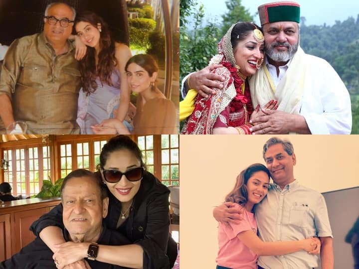 बॉलीवुड के जानेमाने सितारों ने फादर्स डे के मौके पर अपने पिता को स्पेशल ट्रिब्यूट दिया है. उन्होंने अपने पिता से जुड़ी यादें शेयर की हैं और बताया है कि उनके लाइफ में उनके पिता कितने मायने रखते हैं. इन सेलेब्स ने कहा कि ये अपने पिता के सपोर्ट से ही आज लोगों के दिलों में जगह बना पाए हैं. इन स्टार्स के इस मुकाम पर पहुंचने में इनके पिता का भी हाथ रहा है.