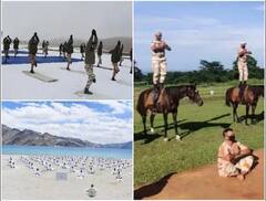 International Day Of Yoga: ITBP ਦੇ ਜਵਾਨਾਂ ਨੇ 18 ਹਜ਼ਾਰ ਫੁੱਟ ਦੀ ਉਚਾਈ 'ਤੇ ਕੀਤਾ ਯੋਗਾ, ਵੇਖੋ ਤਸਵੀਰਾਂ