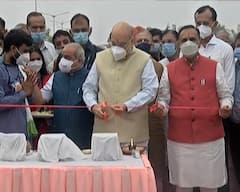 ગૃહમંત્રી અમિત શાહે અમદાવાદ-ગાંધીનગર હાઈવે પર નવો બનેલ વૈષ્ણવદેવી ફ્લાય ઓવર બ્રિજ ખુલ્લો મુક્યો