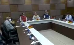 કેંદ્રીય ગૃહ મંત્રી અમિત શાહે ગાંધીનગર ખાતે CM રૂપાણી સાથે કરી મહત્વની બેઠક