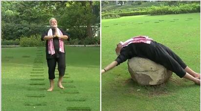 International Yoga day 2021 A peek into PM Modis Yoga routine International Yoga day 2021 : பிரதமர் மோடி தினமும் என்ன யோகா செய்கிறார் தெரியுமா?