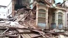 ભારે વરસાદથી સિદ્ધપુરમાં મકાન ધરાશાયી, આસપાસના મકાનને થયું નુકસાન, જુઓ વીડિયો