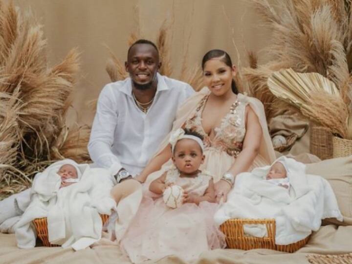 Usain Bolt Announces Birth Of Twin Sons 'Thunder And Saint Leo' Usain Bolt Twins : உசைன் போல்ட்டுக்கு இரட்டைக் குழந்தைகள்! - ரசிகர்கள் உற்சாகம்