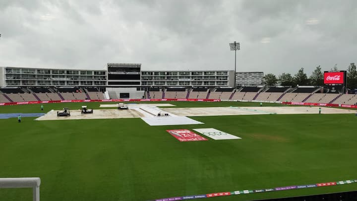 India vs Newzealand world test championship finals 4th day washed out due to continue rains WTC Finals: INDvsNZ: விடாத மழை... தொடாத பந்து... நான்காம் நாள் ஆட்டம் ரத்து!