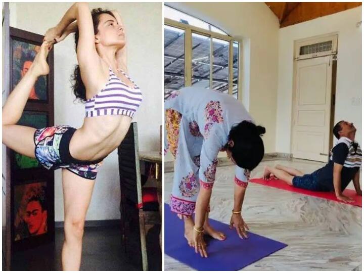 Kangana Ranaut reveals how she inspired her family to start yoga International Yoga Day 2021: कंगना रनौत का खुलासा- योग से ठीक हुई मां, नहीं करानी पड़ी हार्ट सर्जरी