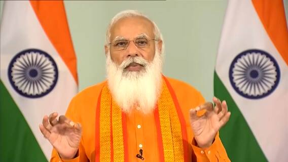 International Yoga Day 2021 : कोरोना महामारीचा सामना करताना योग आशेचा किरण : PM Modi Speech