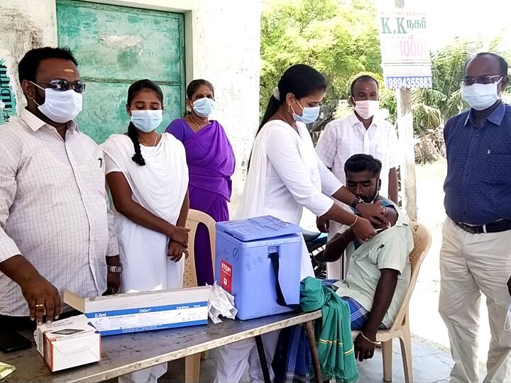 Vaccination is Rs 100 free! Health Analyst Awareness in a Different Way விழுப்புரம்: தடுப்பூசி போட்டுக்கொண்டால் ரூ.100 இலவசம்