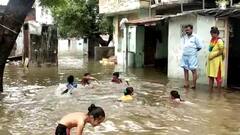 પાટણના સિદ્ધપુરમાં ધોધમાર વરસાદ, 500 જેટલા મકાનોમાં ભરાયા પાણી