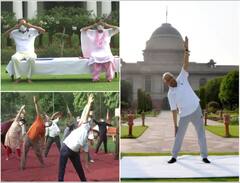 International Day Of Yoga: ਰਾਸ਼ਟਰਪਤੀ-ਉਪ ਰਾਸ਼ਟਰਪਤੀ ਤੋਂ ਲੈ ਕੇ ਕੇਂਦਰੀ ਮੰਤਰੀਆਂ ਤੱਕ ਨੇ ਕੀਤਾ ਯੋਗਾ, ਦੇਖੋ ਤਸਵੀਰਾਂ 