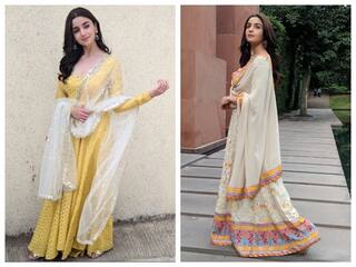 Alia Bhatt के वॉर्डरोब की ये 3 एथनिक सूट्स आपको भी आएंगी पसंद, देखिए