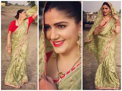 Sapna Choudhary Photos: देसी क्वीन सपना चौधरीचा नववधू अवतार; चाहत्यांची धडधड वाढली