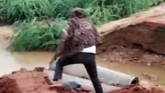 Banaskantha: આ બે ગામ વચ્ચેનું નાળું તૂટતા અનેક ગામો બન્યા સંપર્ક વિહોણા, જુઓ વીડિયો