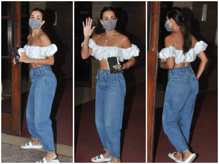 IN PICS: Malaika Arora Steps Out In A Baggy Mom Jeans ...