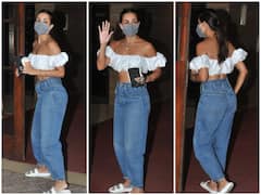 IN PICS: Malaika Arora’s Style Game Is On Point As She Steps Out In A Baggy Mom Jeans & Skimpy White Crop Top