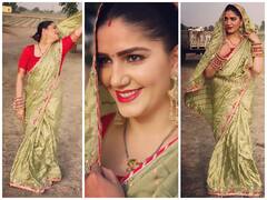 Sapna Choudhary Photos: देसी क्वीन सपना चौधरी के ब्राइडल अवतार को देख फैंस का दिल धड़का