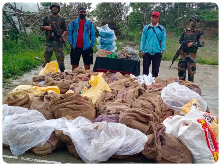 Large consignment of ammunition recovered in Mizoram about 4000 detonators and 1 30 tonnes of ammunition seized ANN मिजोरम में गोला-बारूद की बड़ी खेप बरामद, करीब 4000 डेटोनेटर और 1.30 टन बारूद म्यांमार भेजने की थी तैयारी