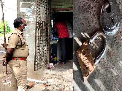 Breaking the lock of the Tasmac store and stealing bottles of wine விழுப்புரம்: திண்டிவனம் அருகே டாஸ்மாக் பூட்டை உடைத்து மது பாட்டில்கள் திருட்டு..!