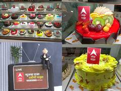 14 Years of ABP Majha : एबीपी माझाचा 14वा वर्धापन दिन; अमरावतीत रघुवीर स्विट्सकडून 'माझा स्पेशल केक'