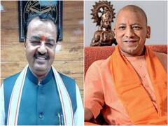 केशव प्रसाद मौर्य के घर लंच पर पहुंचे सीएम योगी, डिप्टी सीएम के बेटे और बहू को दिया आशीर्वाद