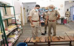 தூத்துக்குடி : மான் கொம்பு, வீச்சரிவாள் உள்ளிட்ட பயங்கர ஆயுதங்களுடன் ஒருவர் கைது..!