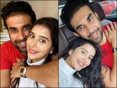 IN PICS | Mommy-To-Be Charu Asopa Reunites With Husband Rajeev Sen