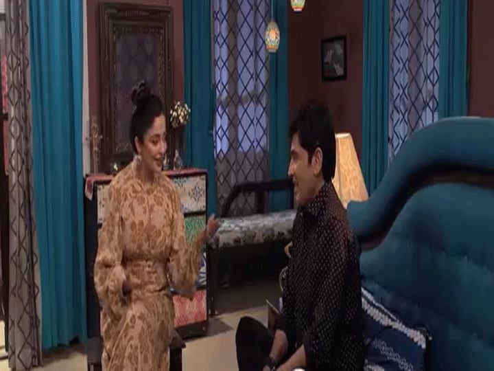Bhabiji Ghar Par Hain Latest Episodes anita Bhabi is in romantic mood with vibhuti narayan mishra Bhabiji Ghar Par Hain Latest Episodes: अपनी हरकतों से विभूति नहीं आए बाज़, रोमांस में डूबी अनीता का कर दिया मूड खराब