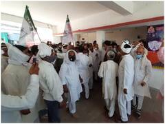 बागपत में जिला पंचायत चुनाव को लेकर RLD और BJP आमने-सामने, एसपी कार्यालय का हुआ घेराव